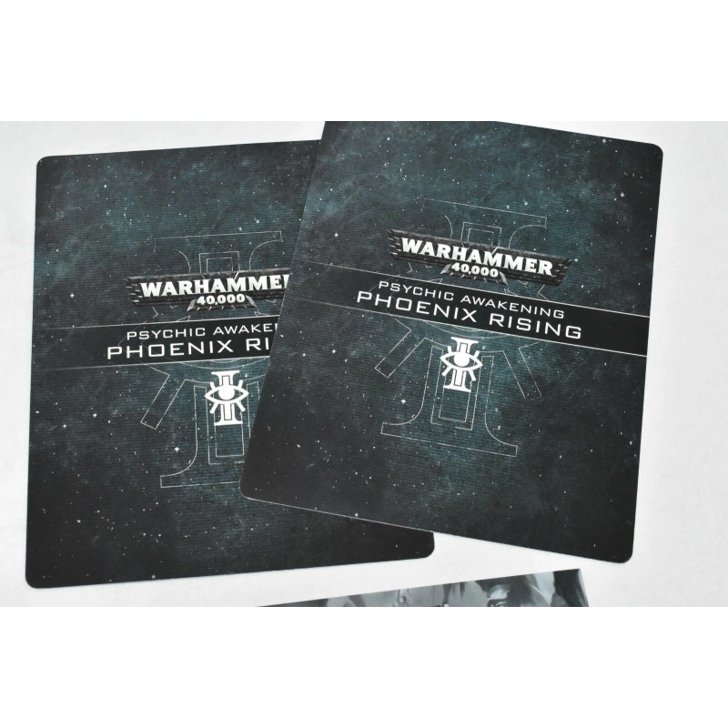 Games Workshop Psychic Awakening Phoenix Rising Data cards Jain &