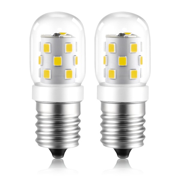 KEIVO LED Microwave Light Bulbs Under Hood, 3W 380LM, E17