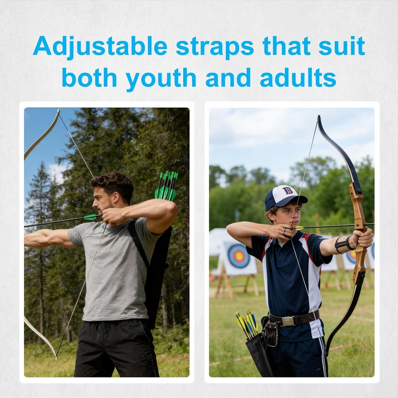 NRJSSCC Arrow Quiver, Archery Arrow Holder & Back Hip Quivers