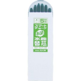 Takumi Smart Chalk Refill, Green, 0.2 inch (5 mm), Pack of 6