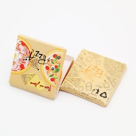 Realistic Mini Pizza Box, 1:12 Scale Dollhouse Food Models Resin Kitchen, Bakery Display Props for Collectors