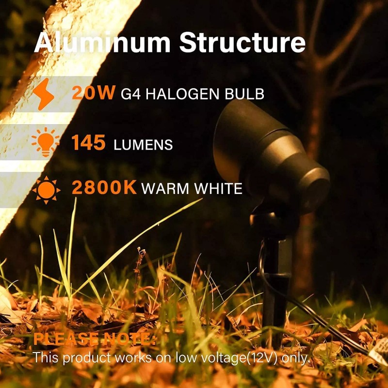 Malibu 9604 20W Landscape Light Outdoor Floodlight Durable Weatherproof Metal