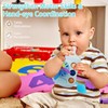 XIFHPF Silicone Pacifier Teething chew Toys, Milk bottle Montessori toy