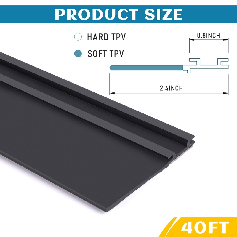 RV Slide Out Seal 1/2 x 2.4 inch x 40