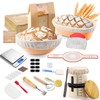 Googgoing Banneton Bread Proofing Basket Set, Sourdough Starter Kit with