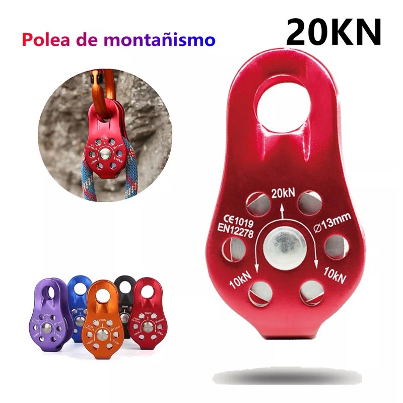Polea De Escalada/polea Escalada De Roca/polea De Descenso