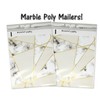 10x13, 14x17 Inch 100 Pack Marble Tile Poly Mailers, Mosaic