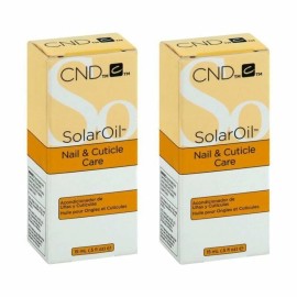 CND Solar Oil - Nail & Cuticle conditioner 0.5 oz (Pack of 2)