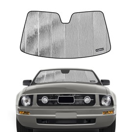 Pigenius Windshield Sun Shade for 2005-2009 Ford Mustang Coupe, Custom Fit Front Window Sunshade - AstraGuard