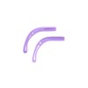 Soft Silicone Eyeglass Replacement Temples Arm Glasses Cover Sleeves End Tips Ear Cushions Sock Comfort Purple