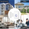 GREENCYCLE Wireless Door Sensor Chime,Door Chime for Business When Entering,Shop