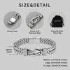 STARCHENIE Infinity Knot Bracelet 316L Stainless Steel Double Layer Braided