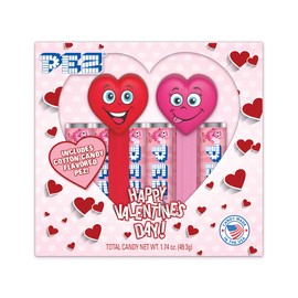 PEZ Candy Valentine Hearts Twin Pack