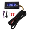 Motorcycle Tachometer DC 12V Ultra Thin LCD Waterproof Backlight for