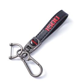 TVKJHG Genuine Leather Car Keychain for Dodge RAM 1500 Key Chain for Men and Women Family Present Key Ring Accessories