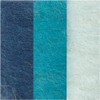 Creativ 45335 Company 10-Piece Carded Wool, Blue Harmony