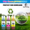 JoyPrinting 113 Pigment Ink Bottle Replacement for Epson 113 Compatible