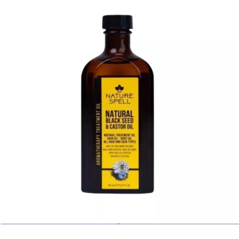 NATURE SPELL Aceite De Semilla Negra Y Ricino Nature Spell