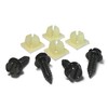 License Plate Screw Kit - Black, OEM Style Fasteners with