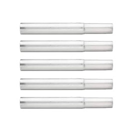 HNMFIT Golf Aluminium Shaft Extender Extension for Steel Shafts 0.600'' Butt Diameter 5Pcs/Package