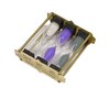 Tea Timer 3-4-5 Minute Sand Brass Frame Hourglass Timer Small