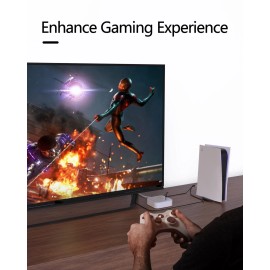 Fairikabe Active HDMI to Displayport Cable 4K60Hz [6.6FT/2M Uni-Directiona