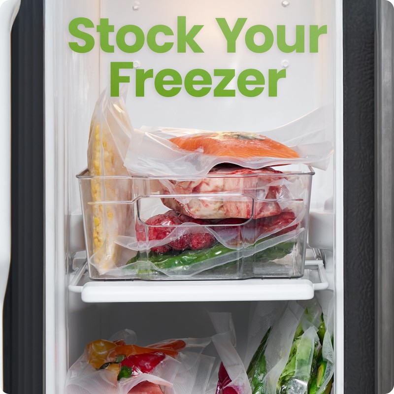 Chefman Food Vacuum Sealer Machine, Compact Vacuum Sealer with Moist