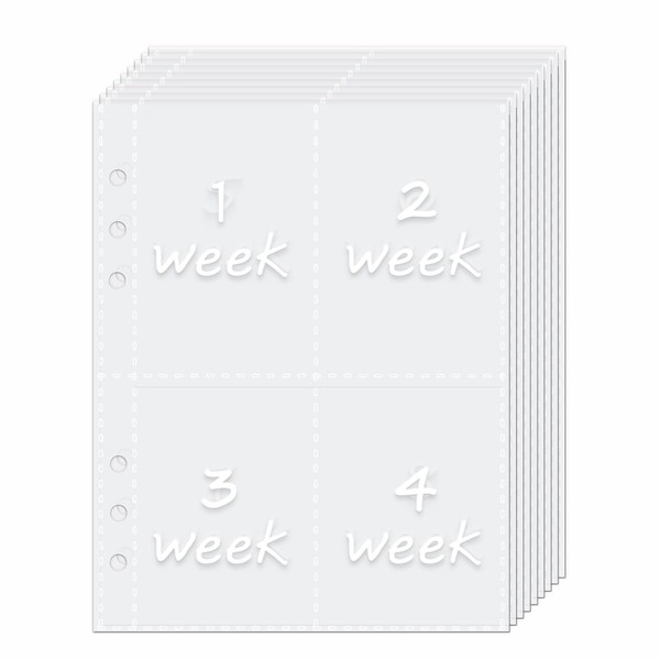 Antner 52 Week Money Saving Challenge A5 Binder Inserts Cash