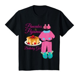 Pajamas & Pancakes Slumber Party Shirt Girls Outfit Gift T-Shirt