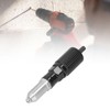 Electric Rivet Gun Adapter Black Hex Shank Cordless Riveting Drills