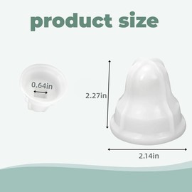Uiivup 02AR lemon/lime extraction bulb, with an internal square mounting hole, compatible with Sunkist No. 8 Commercial juicer, white