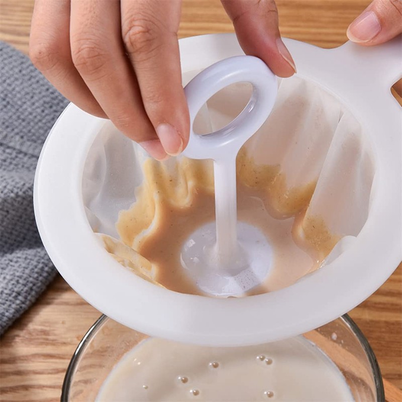 Mesh Kitchen Ultra-fine Mesh Strainer Kitchen Nylon Mesh Filter Spoon
