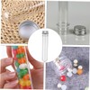 GLEAVI 18pcs Tube Bottles Cylindrical Storage Containers for Crafts Samples