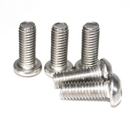 M6-1.0 x 16 mm Button Head Socket Cap Screws, ISO7380, 18-8 Stainless Steel, Allen Hex Drive by Fullerkreg, Quantity 25, Come in a Plastic Case
