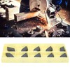 10Pcs CNC Insert Lathe Turning Tool Blade Cemented Carbide KNUX160405R‑11