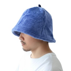 Zipang Sauna Hat, Large, Men's, Women's, Towel, Sauna Cap, navy, Free size