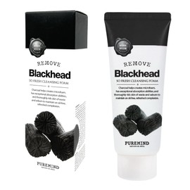 PUREMIND Deep Cleansing Foam, Facial Cleanser, Korean Skincare, Rich Soft Bubbles, Soothing and Moisturization (Blackhead)