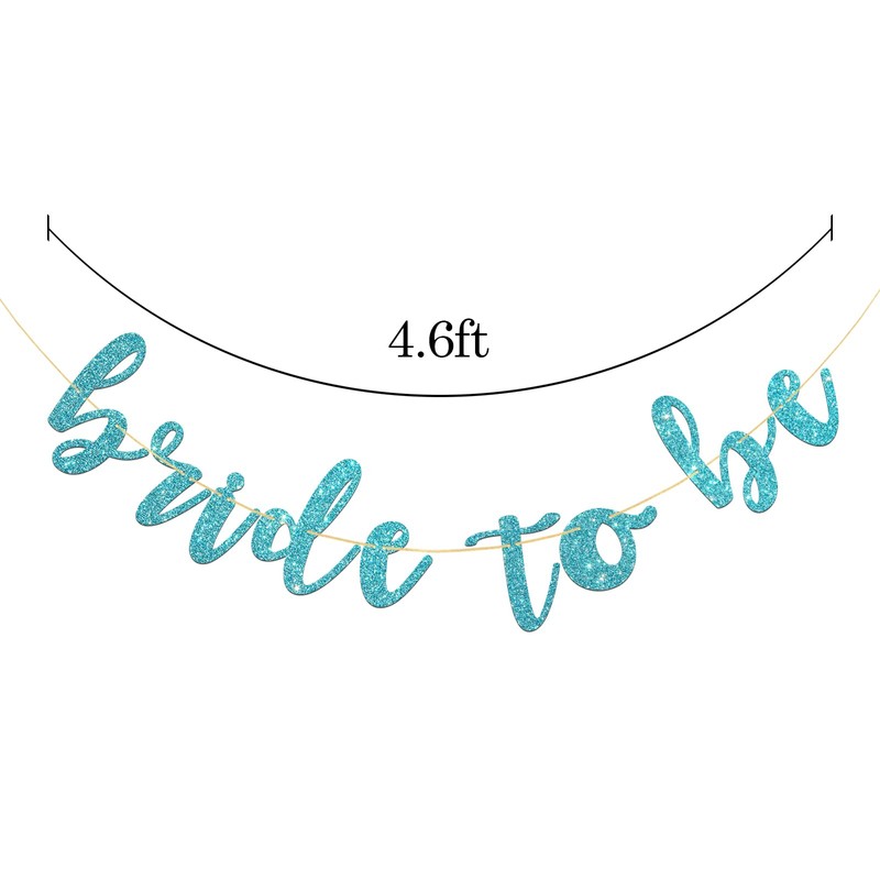 Bride to Be Banner for Bridal Shower, Engaged, Marry Party,