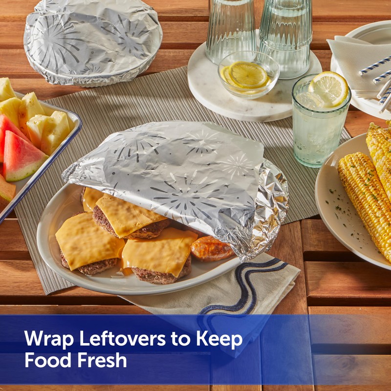 Reynolds Wrap Fun Foil with Festive Pattern, Embossed Aluminum Foil