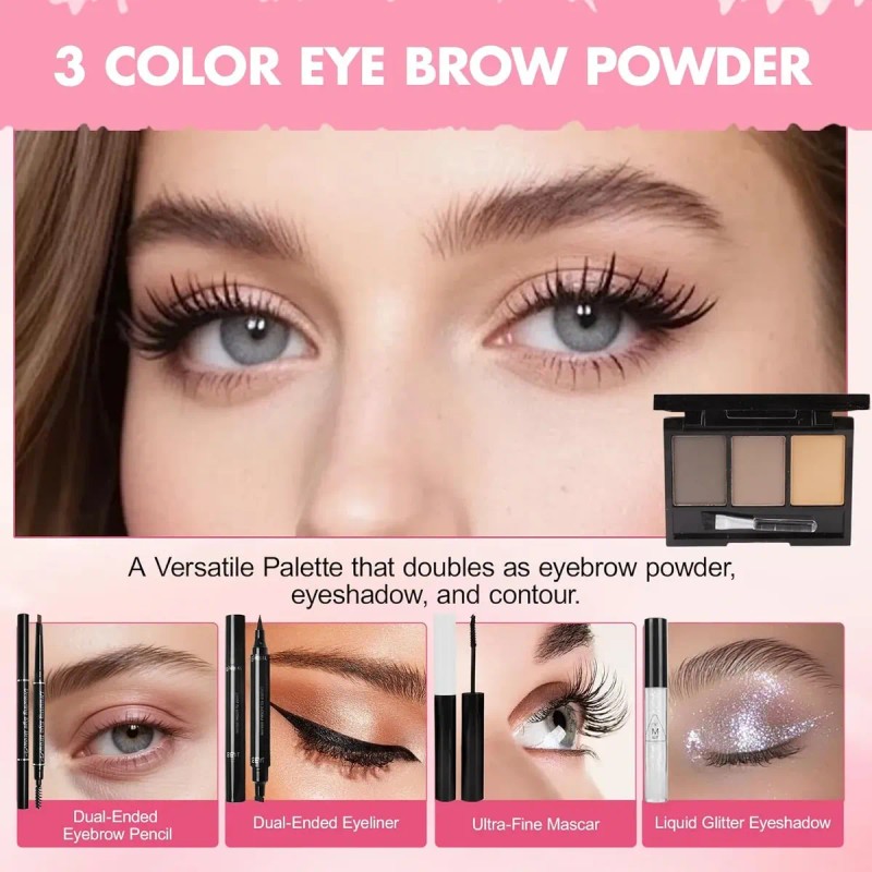 Kit De Maquillaje Para Adolescentes Y Niñas, Set De Regalo