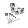 Changyeah 5 Measuring Cups and 6 Measuring Spoon Set,Stainless Steel