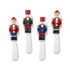 Supreme Housewares Cheese and Butter Spreader Knives Christmas Decor 4-Piece