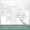 Häfft® Family Planner 2026 Compact with 4 Columns "Gold Leaf"