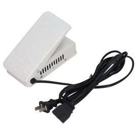Pedal de Máquina de Coser, Acero Inoxidable Antideslizante 2.5A US Plug 110V Pedal de Repuesto para Máquina de Coser de Costura Doméstica