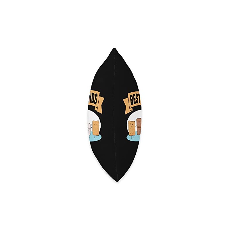 S'more Cookies Marshmallows Best Friends - Funny S'more Throw Pillow