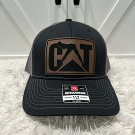 richardson Laser engraved trucker Richardson 112 hat. Caterpillar CAT