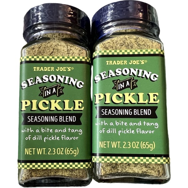 Trader Joe's Seasoning in a Pickle, Dill Pickle Flavor (Pack of 2)