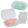 Soap Box Holder, 2-Pack Soap Dish Soap Savers Case Container