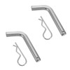 Zerodeko 2pcs Trailer Lock Pin Coated Hitch Pin with Treatment