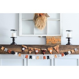Nivas Pumpkin Pie Garland, Thankgiving Mantel Decor, Pie Garland, Pumpkin Theme Decoration, Fall Home Decor